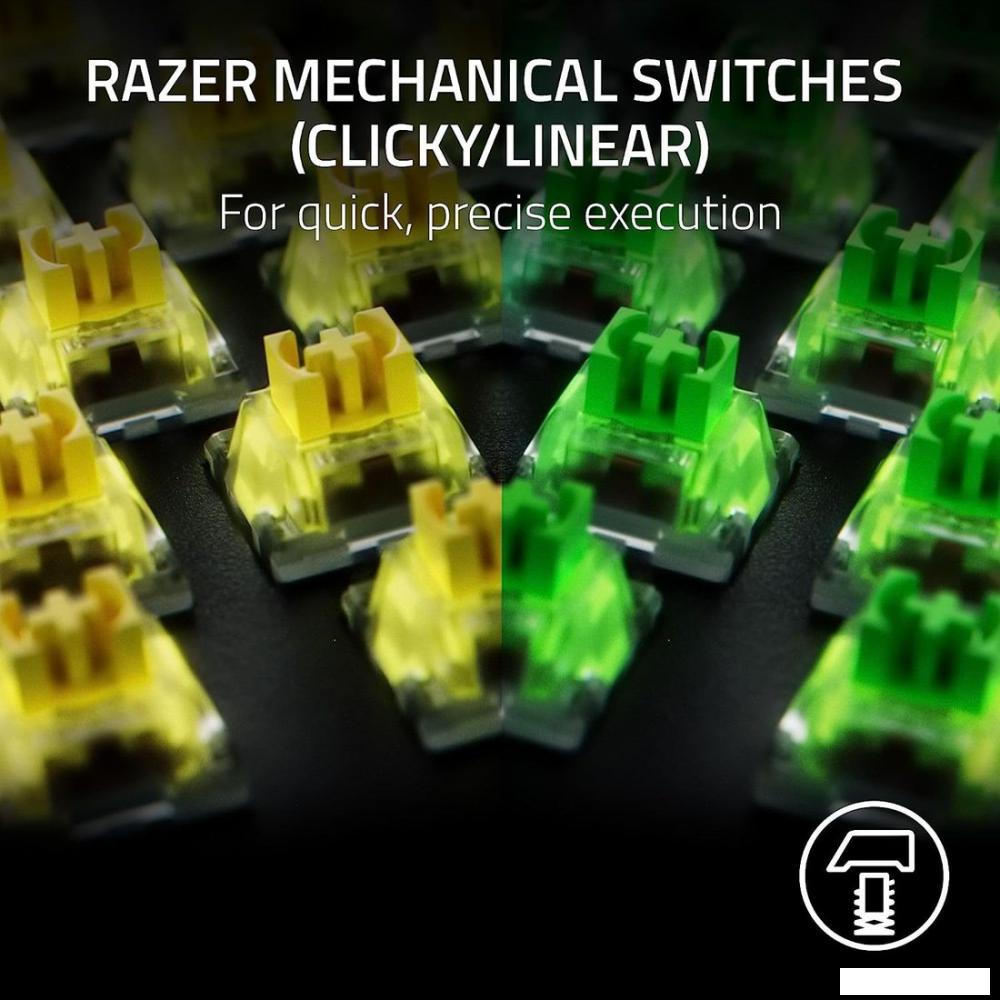 Клавиатура Razer BlackWidow V4 X (Razer Yellow)