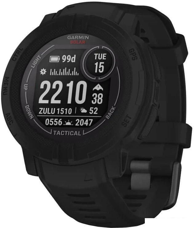 Умные часы Garmin Instinct 2 Solar Tactical Edition (черный)