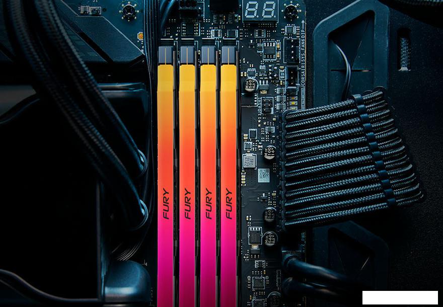 Оперативная память Kingston FURY Renegade RGB 2x16ГБ DDR5 7200МГц KF572C38RSAK2-32