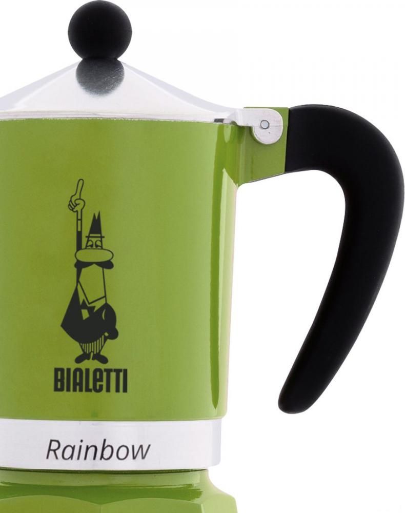 Гейзерная кофеварка Bialetti Rainbow (6 порций, зеленый)