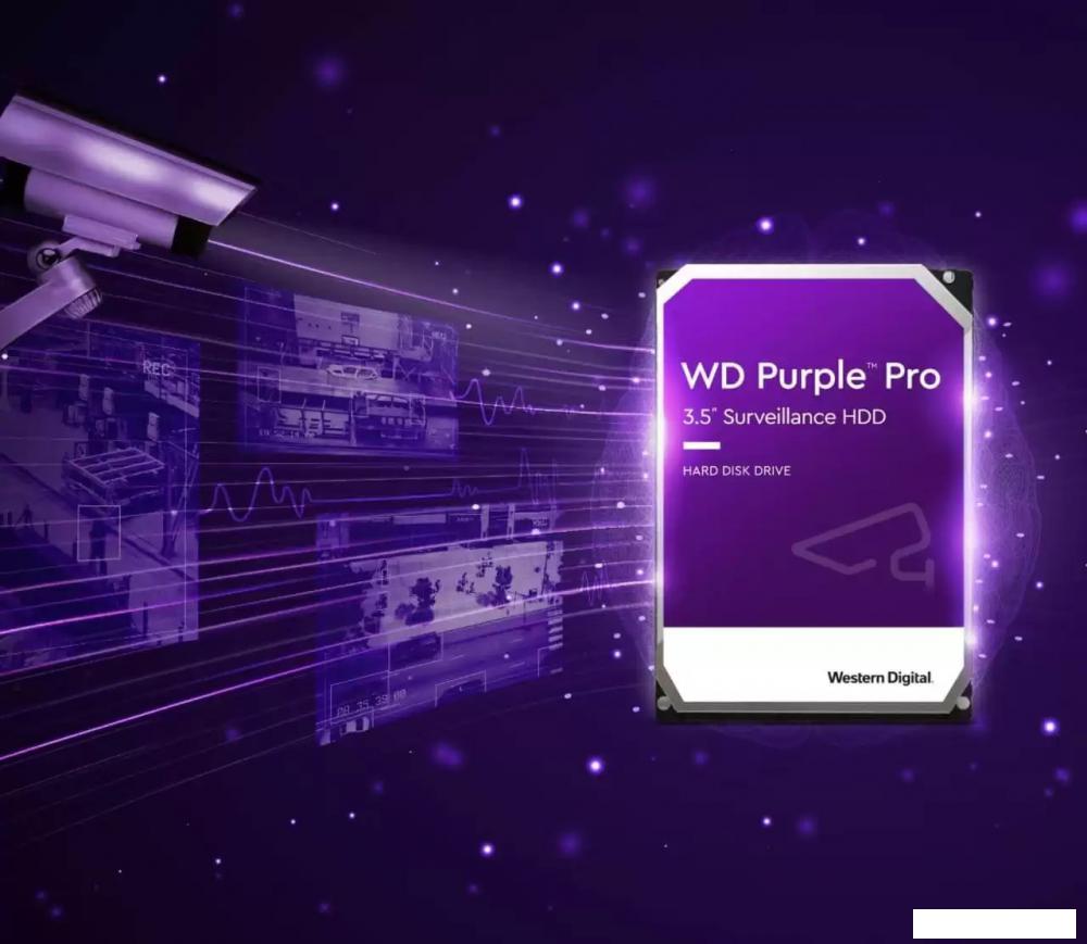Жесткий диск WD Purple Pro 10TB WD101PURP