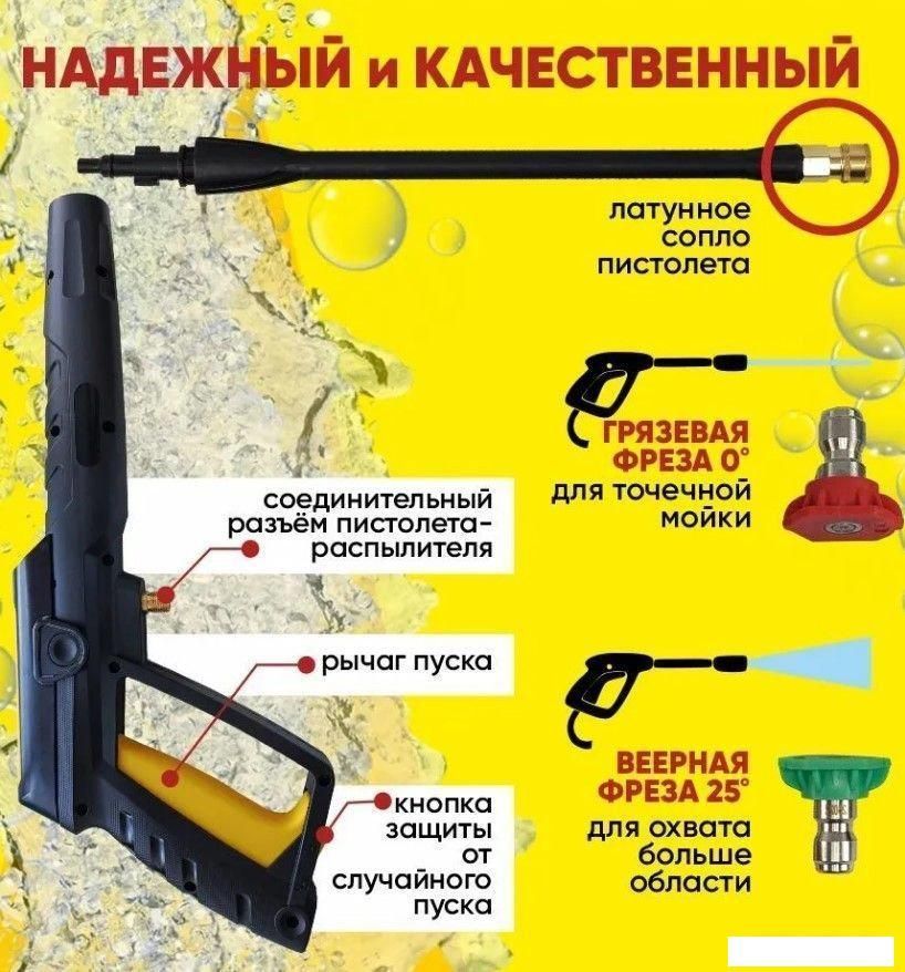 Мойка высокого давления Huter W195-PW Smart Professional