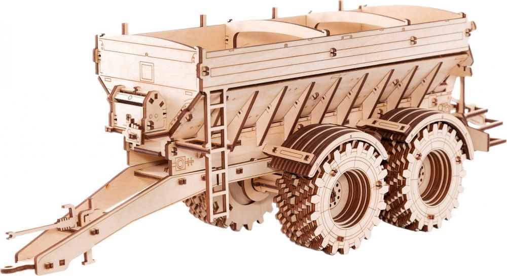 3Д-пазл Eco-Wood-Art Прицеп для Кировец K-7M