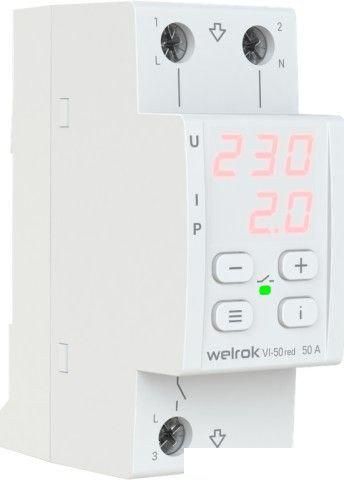 Реле напряжения Welrok VI-50 red (красный)