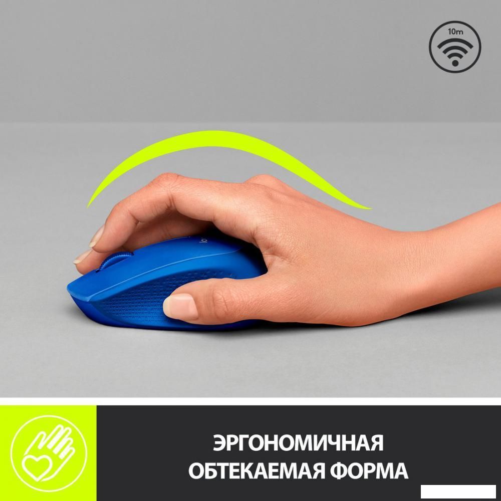 Мышь Logitech Wireless Mouse M280 (синий) [910-004290]