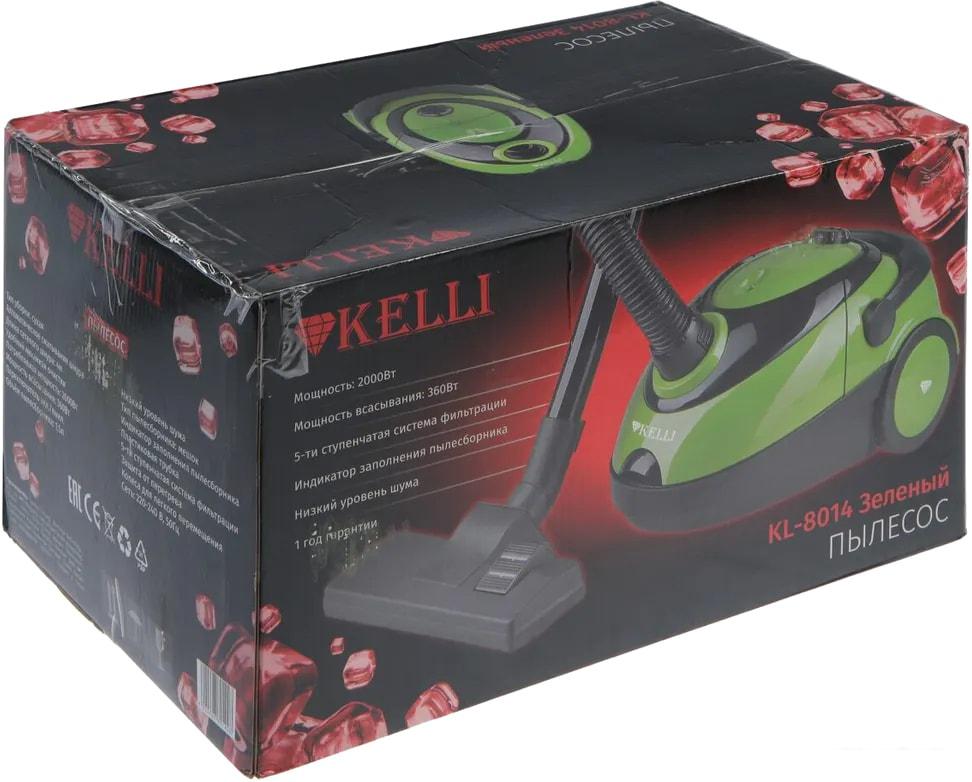 Пылесос KELLI KL-8014 (зеленый)