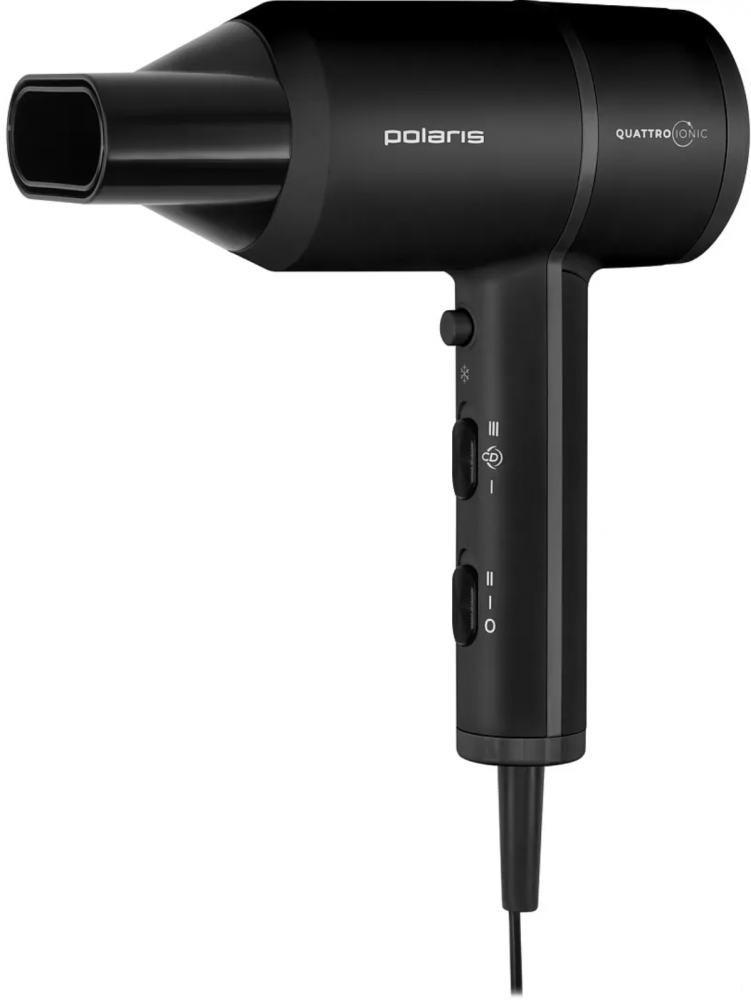 Фен Polaris PHD 2044Ti Quattro Ionic (черный)