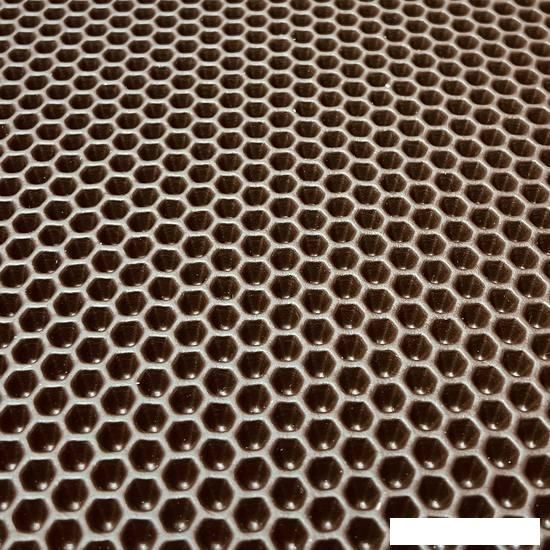 Эва лист для автоковрика Eco Cover Шестиугольник 255x140см (коричневый)