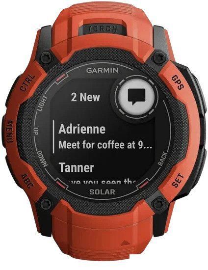 Умные часы Garmin Instinct 2x Solar (оранжевый)
