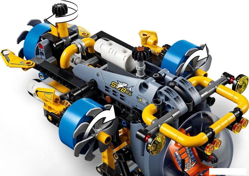 Конструктор LEGO Technic 42201 Глубоководная исследовательская подводная лодка