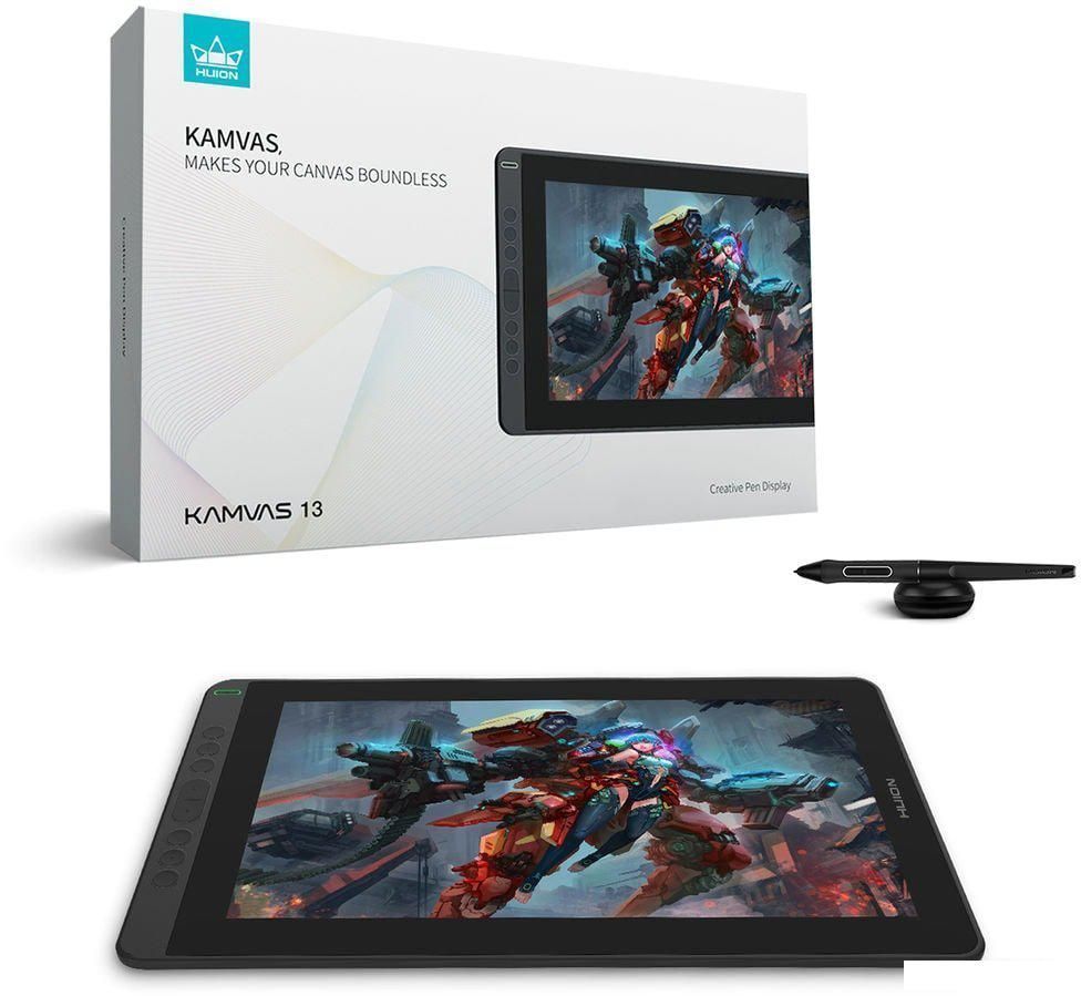 Графический монитор Huion Kamvas 13 (полуночно-зеленый)
