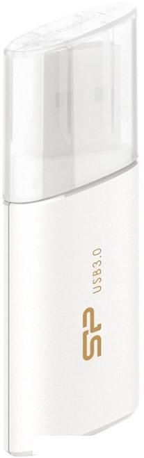 USB Flash Silicon-Power Blaze B06 White 64GB (SP064GBUF3B06V1W)