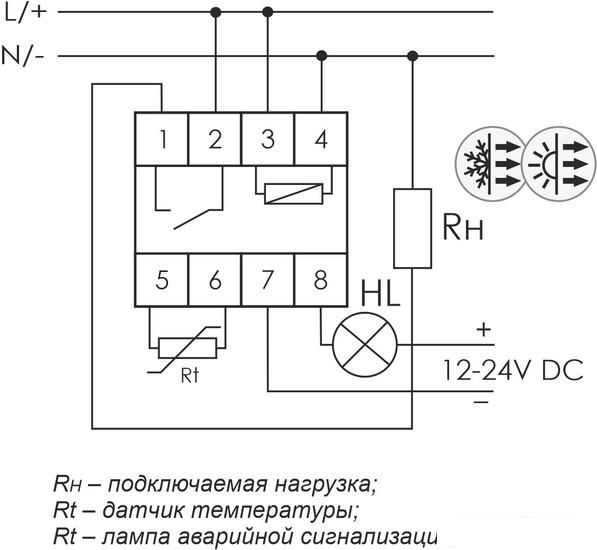 Реле температуры Евроавтоматика F&amp;F RT-820M-RTC EA07.001.020