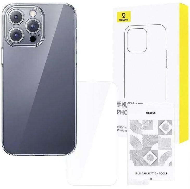 Чехол для телефона Baseus Schott Series для iPhone 15 Pro Max (прозрачный)
