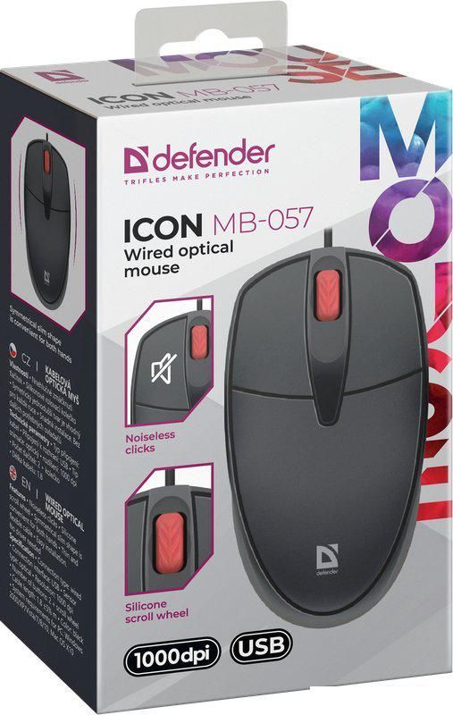 Мышь Defender Icon MB-057 (черный)