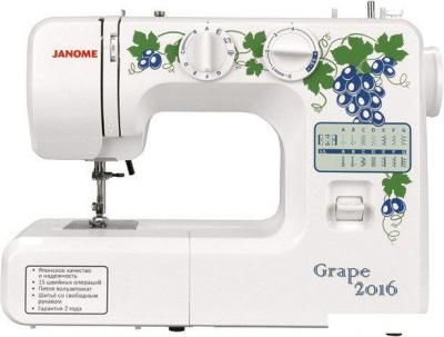 Электромеханическая швейная машина Janome Grape 2016