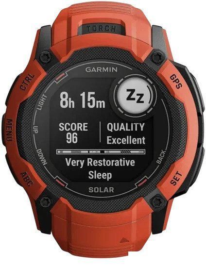 Умные часы Garmin Instinct 2x Solar (оранжевый)