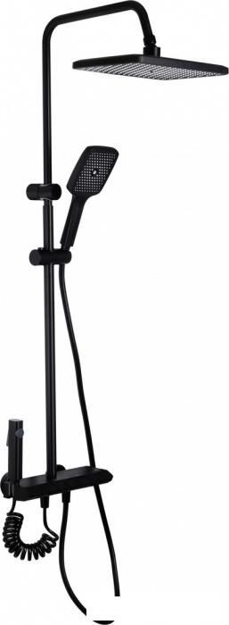 Душевая система  Ekko E2509-7 (черный матовый)