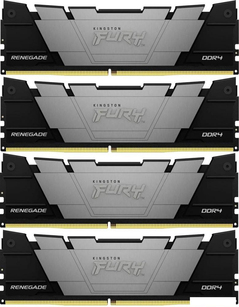 Оперативная память Kingston FURY Renegade 4x16ГБ DDR4 3600 МГц KF436C16RB12K4/64