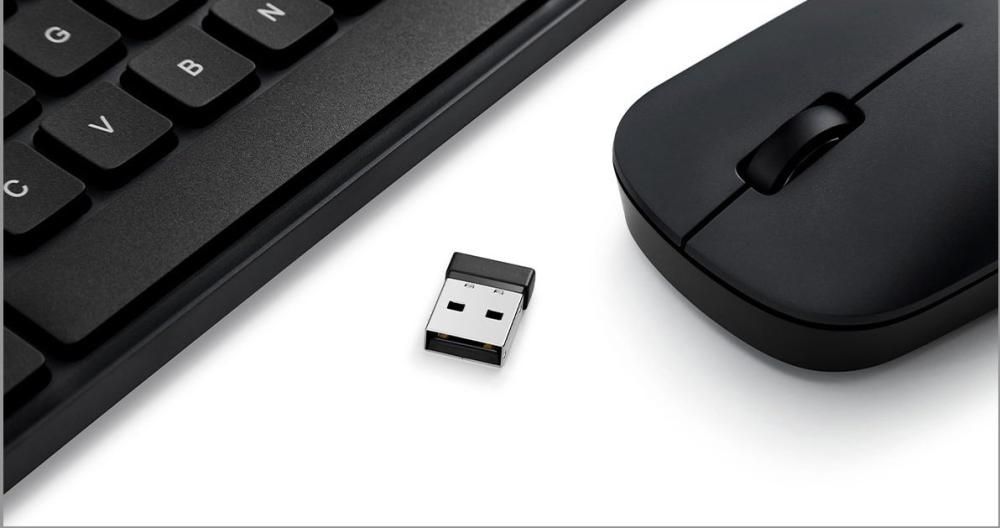 Офисный набор Xiaomi Mi Wireless Keyboard and Mouse Combo WXJS01YM (черный)