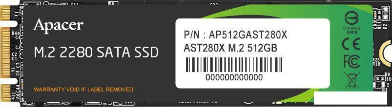 SSD Apacer AST280X 512GB AP512GAST280X-1