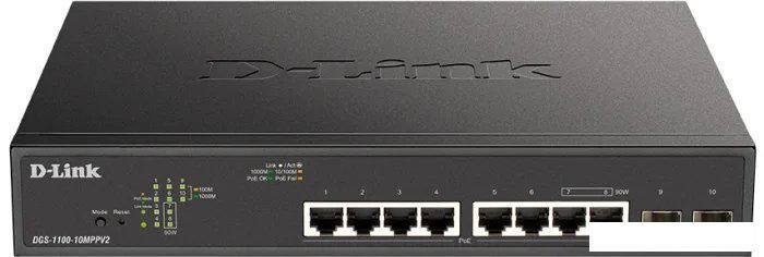 Управляемый коммутатор 2-го уровня D-Link DGS-1100-10MPPV2/A3A