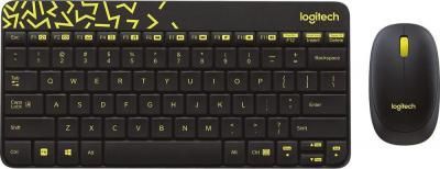 Офисный набор Logitech MK240 Nano 920-008198 (черный)