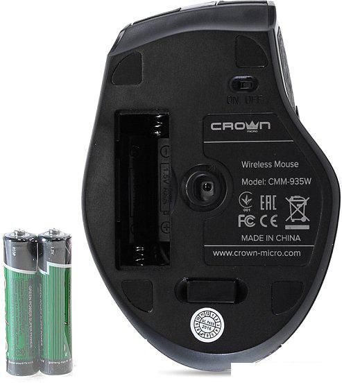 Мышь CrownMicro CMM-935 W Black