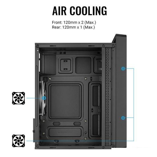 Корпус AeroCool CS-109-G-BK-v1