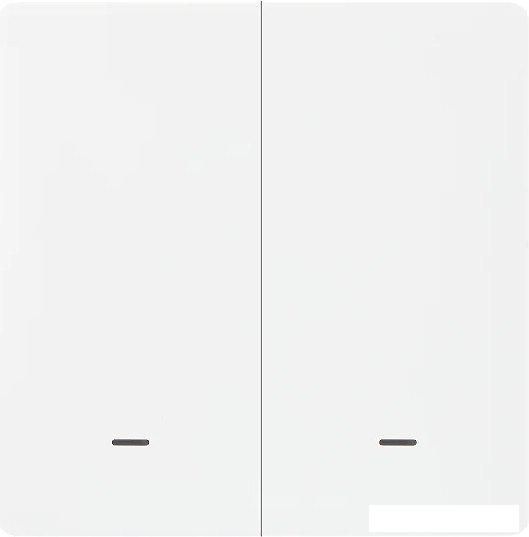 Выключатель Hommyn zigbee 2 клавиши SWZBNN02W (без нейтрали)