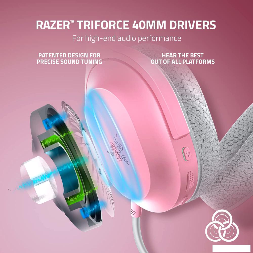Наушники Razer Barracuda X 2022 (розовый)