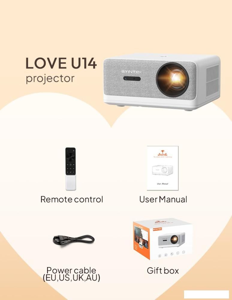 Проектор Byintek Love U14
