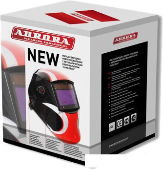 Сварочная маска Aurora Sun-7 (черный/белый/красный)