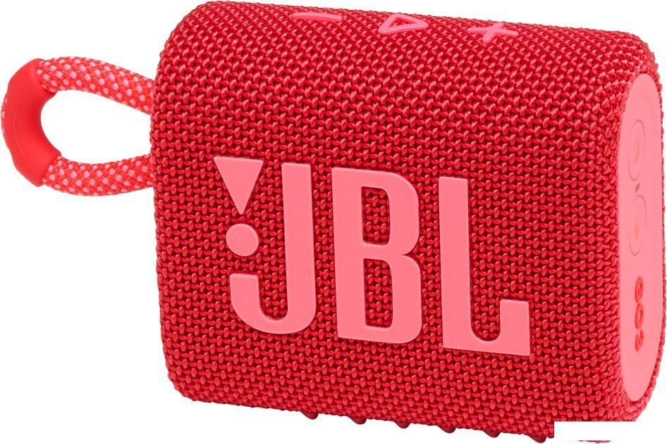 Беспроводная колонка JBL Go 3 (красный)
