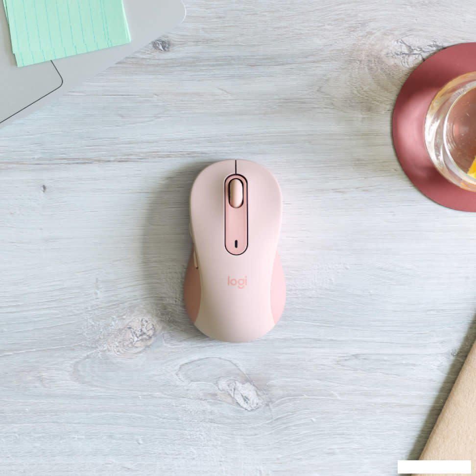 Мышь Logitech Signature M650 (светло-розовый)