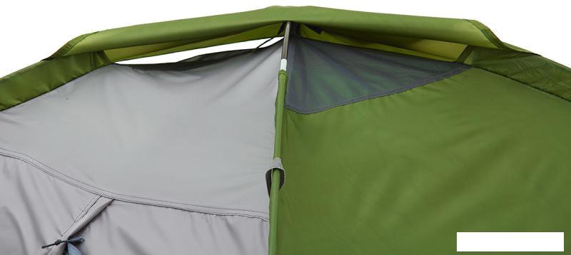 Треккинговая палатка Jungle Camp Lite Dome 4 (зеленый/серый)