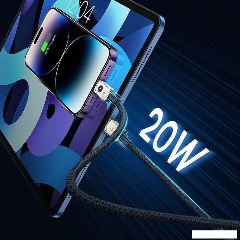 Кабель Baseus Unbreakable Series USB Type-C - Lightning (1 м, белый)