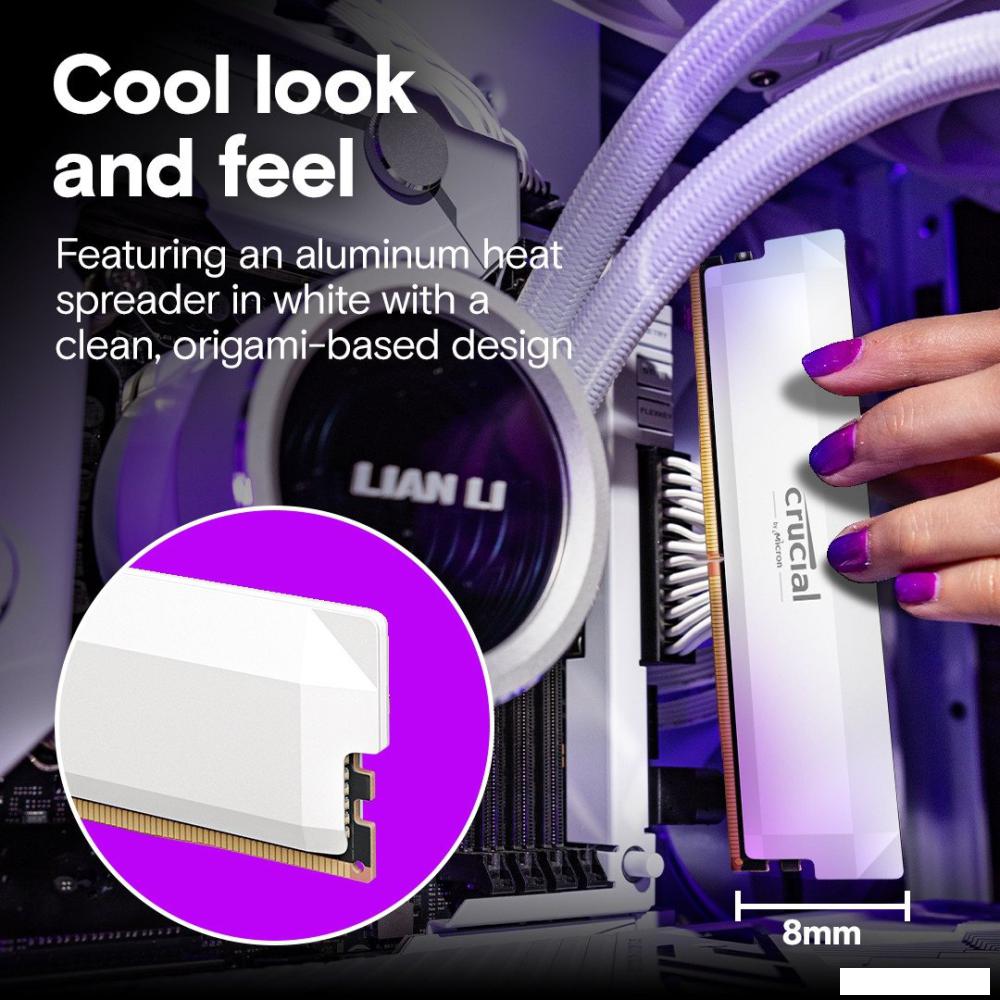 Оперативная память Crucial Pro Overclocking Edition 2x32ГБ DDR5 6400 МГц CP2K32G64C40U5W