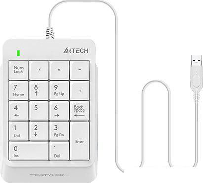 Цифровой блок A4Tech FK13P (белый)