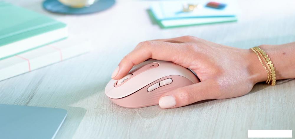 Мышь Logitech Signature M650 (светло-розовый)