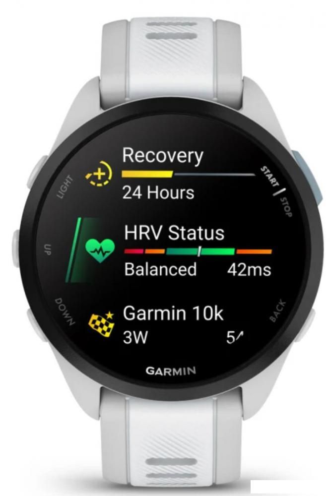 Умные часы Garmin Forerunner 165 (туманно-серый/белый камень)