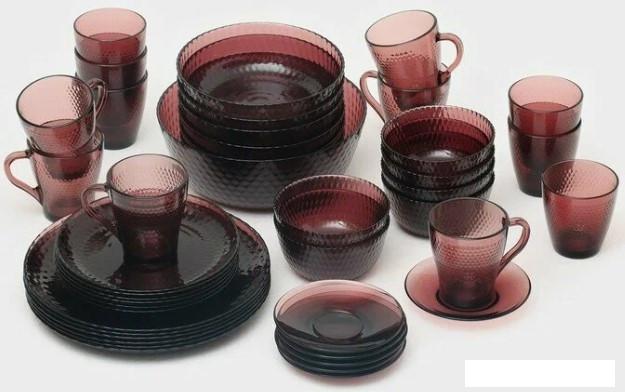 Набор тарелок Luminarc Идиллия Лилак O0325 (43 пр)