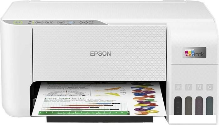 МФУ Epson EcoTank L3256 (ресурс стартовых контейнеров 4500/7500, контейнер 103)