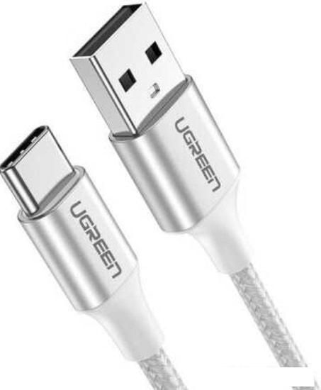 Кабель Ugreen US287 60122 USB Type-A - USB Type-C (1.5 м, белый)