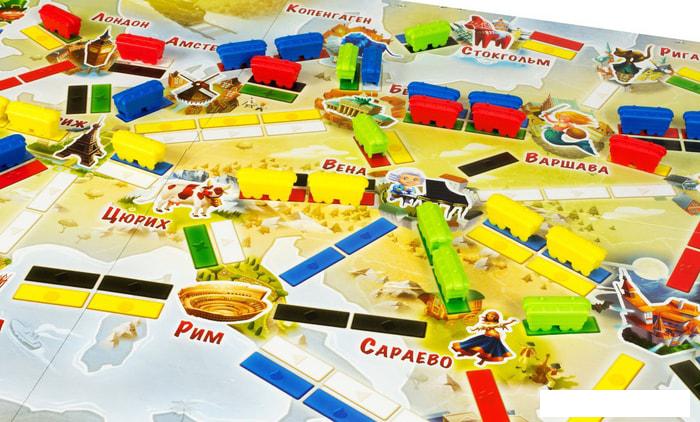 Настольная игра Мир Хобби Ticket to Ride Junior. Европа