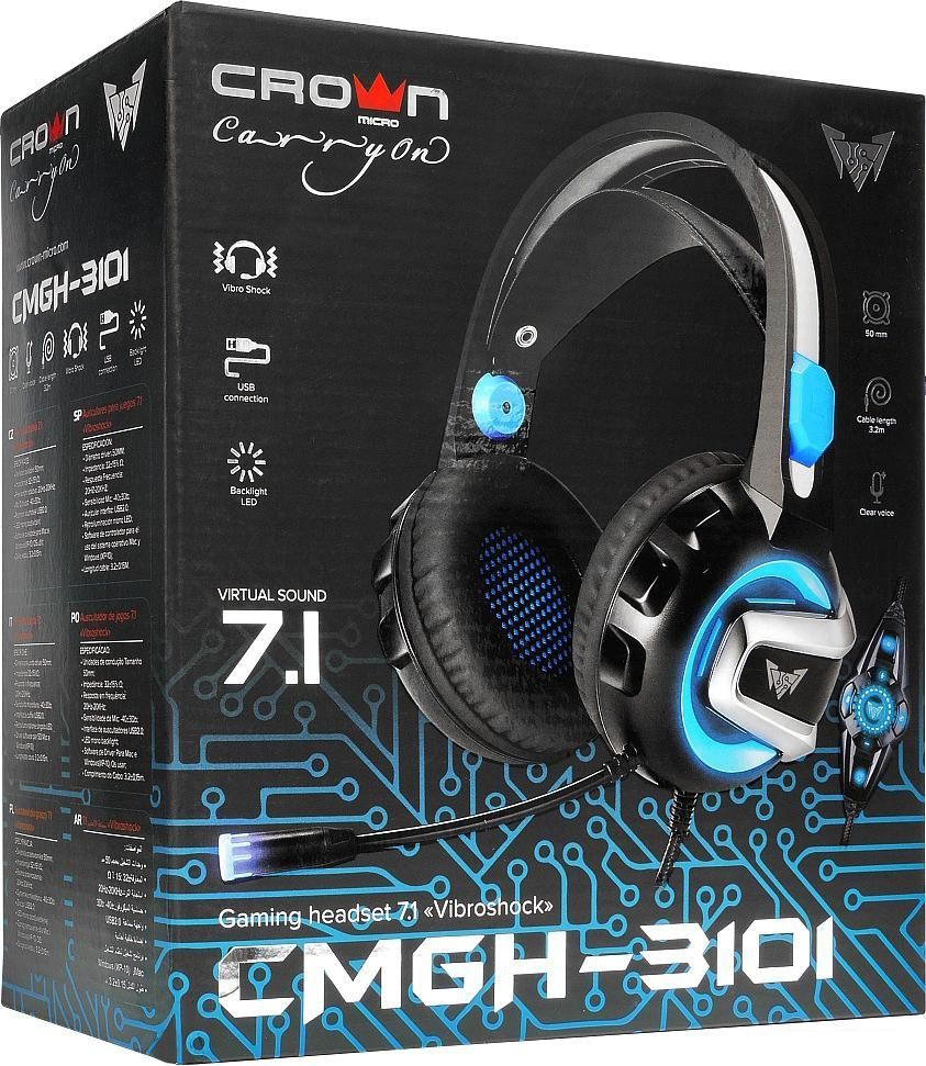 Наушники CrownMicro CMGH-3101