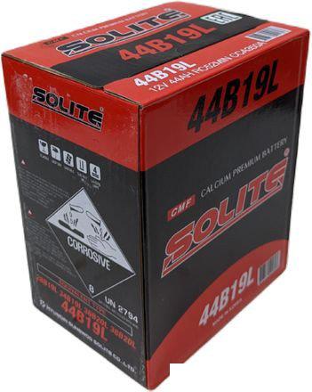 Автомобильный аккумулятор Solite 44B19L (44 А·ч)