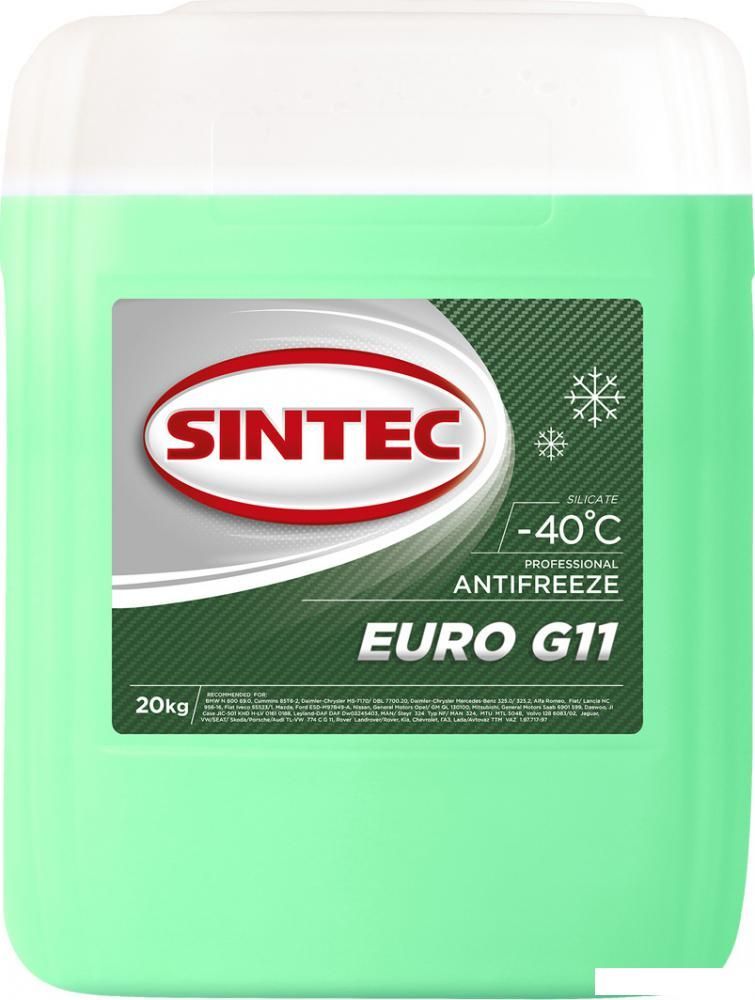 Антифриз Sintec Euro G11 (-40) 20кг