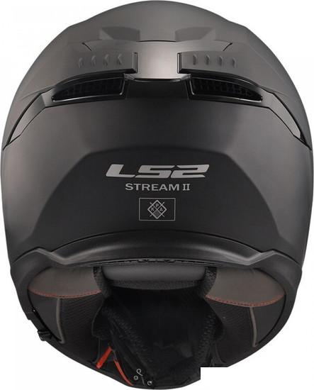 Мотошлем LS2 FF808 Stream II (XL, черный матовый)