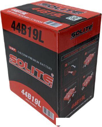 Автомобильный аккумулятор Solite 44B19L (44 А·ч)